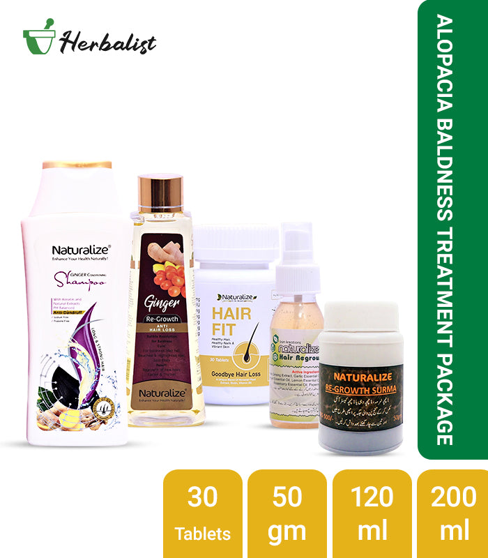 Alopacia /Baldness Treatment Package - Naturalize By Dr. Bilquis Sheikh