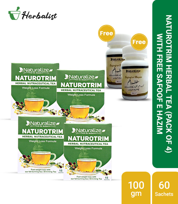 Naturotrim Herbal Tea (Pack of 2)with Free Safoof e Hazim