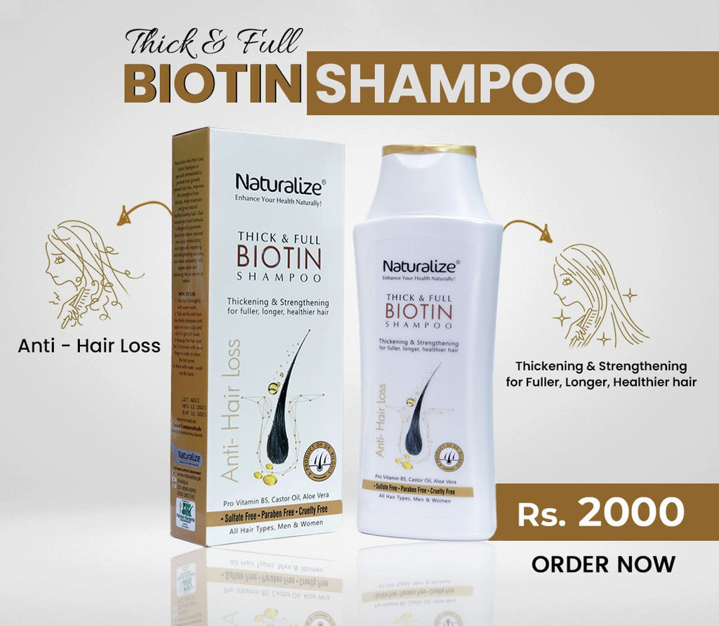 Biotin Shampoo - Anti Hair Loss Solution by Dr. Bilquis Sheikh