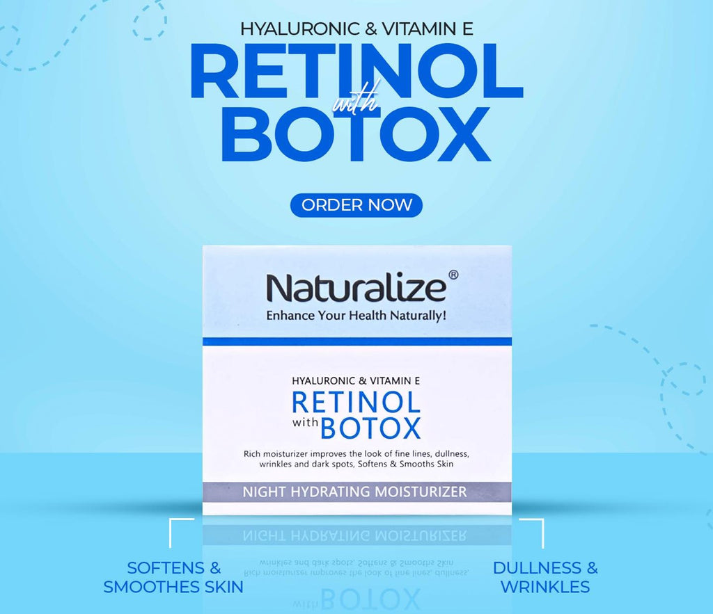 Retinol Cream with Botox, Hyaluronic & Vitamin E 50g