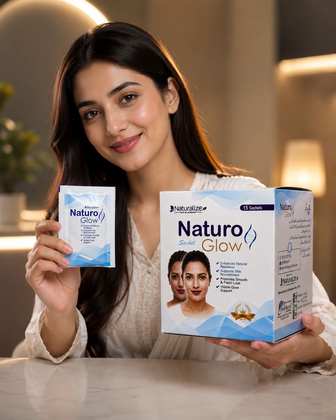 Skin Brightening & Glow Support Formula - Naturo Glow Dr. Bilquis Sheikh Hot Selling 2026