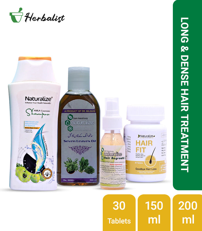 Long & Dens Hair Treatment Package Naturalize By Dr. Bilquis Sheikh