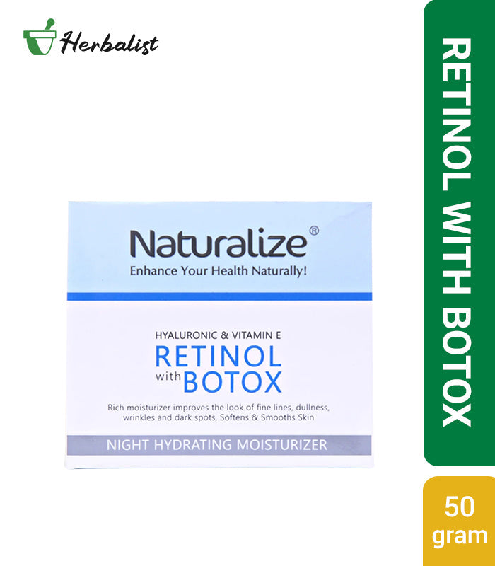 Retinol Cream with Botox, Hyaluronic & Vitamin E 50g